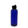 Natural Farms 4 oz Blue Cosmo BPA FREE Bottles - 12 Pack Empty Refillable Containers - Essential Oils Cleaning Products - Aromatherapy | Black Spout Cap - Made in the USA view 2