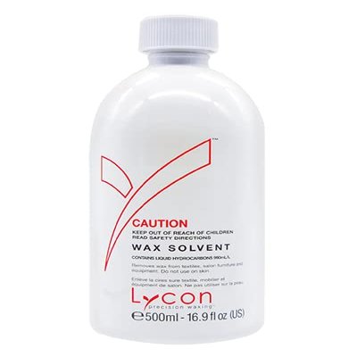 Lycon Wax ~ WAX SOLVENT Wax Remover Cleaner 500ml / 17oz