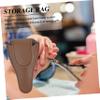 5pcs Protective Case for Nail Clippers Nail Set Tool Pedicure Stand Nail Cuticle Cover Sewing Tip Protectors Scissor Pouch Storage Bag Pu view 4