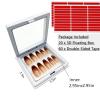 Press On Nail Organizer + 2023 Newest Press On Nail Packaging Boxes 20 Pack 3D Floating Press On Nail Storage Box view 3