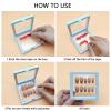 Press On Nail Organizer + 2023 Newest Press On Nail Packaging Boxes 20 Pack 3D Floating Press On Nail Storage Box view 4