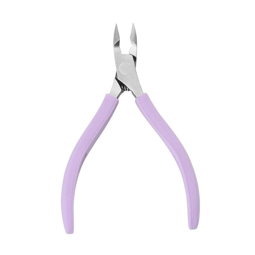 Professional Cuticle Cutter Scissors Sturdy Dry Skin Manicure Tool Fingernails and Toenails Nail Care Tool Cuticle Nippers Salon Home, Purple