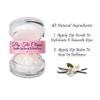 By The Clique Premium 2 in Exfoliating Sugar Lip Scrub and Smoothing Safflower Oil Infused Lip Balm Duo | All Natural Ingredients | Vegan, Gluten Free and Cruelty Free | Vanilla Sugar view 2