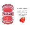 By The Clique Premium 2 in 1 Exfoliating Sugar Lip Scrub and Smoothing Safflower Oil Infused Lip Balm Duo | All Natural Ingredients | Vegan, Gluten Free, Cruelty Free | Strawberry Sugar view 2