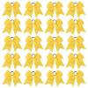 20 PCS 8 Inch Cheer Hair Bows Large Cheerleading Big Hair Bows with Ponytail Holder Hand-made Grosgrain Ribbon Hair Accessories for Teen Girls(Yellow) view 1