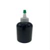 Natural Farms 4 oz Black Boston BPA FREE Bottles - 12 Pack Empty Refillable Containers - Essential Oils Cleaning Products - Aromatherapy | Natural Yorker Cap with green tip - Made in the USA view 2