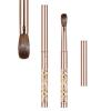 Acrylic Nail Brush Size 10,KEMEISI 100% Pure Kolinsky Nail Art Brushes Sturdy Handle Oval Shaped Acrylic Powder Nail Design Tools for Professional Manicure DIY Home Salon (Gold) view 1