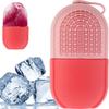 AEVXKHI Ice Roller Skin Beauty Ice Facial Roller Portable Silicone Skin Care Face Ice Mold Reusable Multifunctional Brighten Lubricate Remove Fine Lines Facial Treatment for Face Eyes Neck .(Pink) view 1