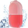 AEVXKHI Ice Roller Skin Beauty Ice Facial Roller Portable Silicone Skin Care Face Ice Mold Reusable Multifunctional Brighten Lubricate Remove Fine Lines Facial Treatment for Face Eyes Neck .(Pink) view 2