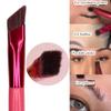 2Pcs Eyebrow Brush (S, L) 4D Hair Stroke Brow Stamp Brush Professional Angled Eye Makeup Brush Multi Function Brow Hairline Concealer Contour Brush Ultra Thin Square Realistic Hair Stroke Brow Brush view 3