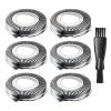 6 Pack SH30 Replacement Heads Compatible with Philips Norelco Shaver 2400 Replacement Blades Compatible with Norelco Replacement Heads for Electric Razor for Men 3900 3800 3600 2300, Gifts for Men view 1