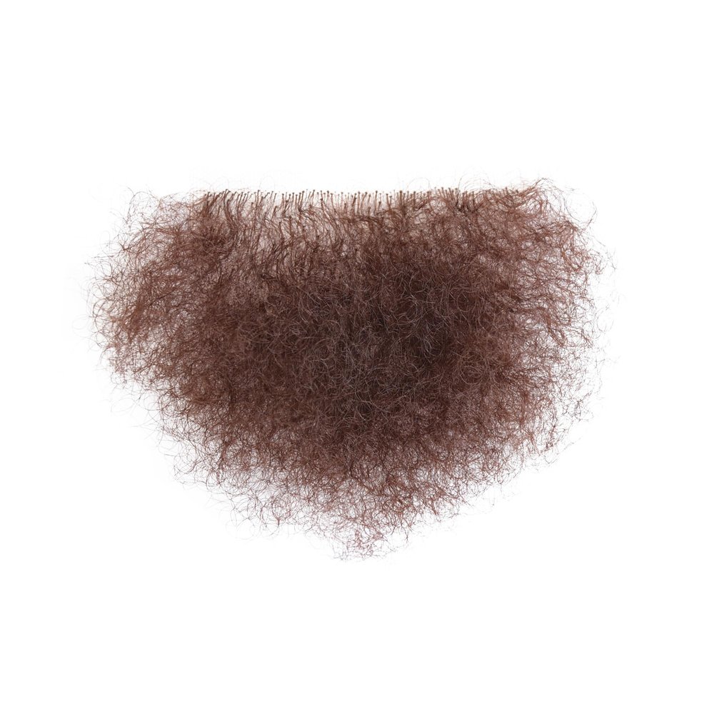 Meiverah Fake Private Hair Handmade Biniki Hair Temprature Fiber Adding Volume (Style1, Dark Brown)