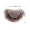 Meiverah Fake Private Hair Handmade Biniki Hair Temprature Fiber Adding Volume (Style1, Dark Brown) view 3
