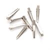 10 Pcs Hair Clips 25/30/35/45/50/60mm Portable Hairdressing With Teeth Silver Fashion For Girls Styling Tools(50mm) view 4