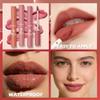 Sulily 3Pcs Dark Red Matte Lipstick Set,Red Matte Lipstick Long Lasting for Women,Velvet Air Moisture Smooth Crayon Lip Stain,24 Hours Wear Non-Stick Cup Not Fade Waterproof Lip Gloss Makeup view 2