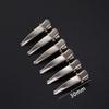 10 Pcs Hair Clips 25/30/35/45/50/60mm Portable Hairdressing With Teeth Silver Fashion For Girls Styling Tools(30mm) view 2