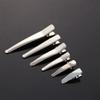 10 Pcs Hair Clips 25/30/35/45/50/60mm Portable Hairdressing With Teeth Silver Fashion For Girls Styling Tools(30mm) view 3