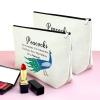 2 Pcs Peacock Makeup Bag Peacock Lovers Gifts Inspirational Animal Gift Cosmetic Bag Animal Lovers Gifts Funny Peacock Themed Gifts Birthday Christmas Gift for Mom Aunt Friend Travel Makeup Pouch view 4