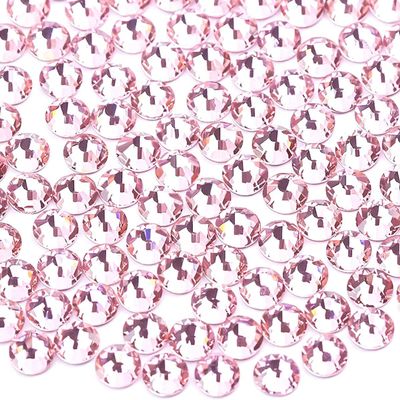 1440pcs SS16 4.0mm Pink Flatback Rhinestones Bulk K9 Glass Light Pink Gems Round Beads Stones Diamonds Nail Charms Jewels Nail Art Supplies Decor for Nails Eyes Face Makeup Crafts DIY Tumblers Cups