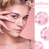 1440pcs SS16 4.0mm Pink Flatback Rhinestones Bulk K9 Glass Light Pink Gems Round Beads Stones Diamonds Nail Charms Jewels Nail Art Supplies Decor for Nails Eyes Face Makeup Crafts DIY Tumblers Cups view 2