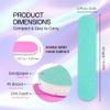 25PCS Mini Size PANA Professional Double Sided Nail Files - Pink&Teal, 100/100 Grit - Emery Board Nail Buffering File Manicure Pedicure Nail Polisher Washable view 3