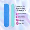 25PCS Mini Size PANA Professional Double Sided Nail Files - Blue, 80/80 Grit - Emery Board Nail Buffering File Manicure Pedicure Nail Polisher Washable view 2