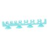 Beavorty Silicone Makeup Brush Holder with Suction Cup Multi-Slot Drying Rack Compact Cosmetic Brush Organizer for Bathroom or Vanity view 1