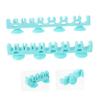 Beavorty Silicone Makeup Brush Holder with Suction Cup Multi-Slot Drying Rack Compact Cosmetic Brush Organizer for Bathroom or Vanity view 2