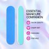 25PCS Mini Size PANA Professional Double Sided Nail Files - Blue, 100/180 Grit - Emery Board Nail Buffering File Manicure Pedicure Nail Polisher Washable view 2
