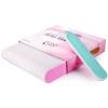 25PCS Mini Size PANA Professional Double Sided Nail Files - Pink&Teal, 80/80 Grit - Emery Board Nail Buffering File Manicure Pedicure Nail Polisher Washable view 1