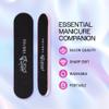 25PCS Mini Size PANA Professional Double Sided Nail Files - Black, 100/180 Grit - Emery Board Nail Buffering File Manicure Pedicure Nail Polisher Washable view 2