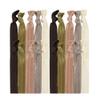 20 Hair Ties Elastic Ponytail Holder Ribbon Tie Elastics Band Accessories Ombre view 1