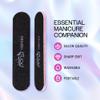 25PCS Mini Size PANA Professional Double Sided Nail Files - Black, 100/100 Grit - Emery Board Nail Buffering File Manicure Pedicure Nail Polisher Washable view 2