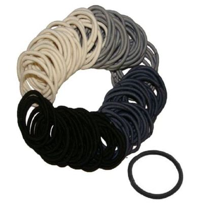 100 Thick Hair Ties Elastics Ponytail Holders Elastic Bands Bulk Lot Wholesale