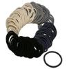 100 Thick Hair Ties Elastics Ponytail Holders Elastic Bands Bulk Lot Wholesale view 1