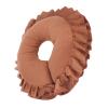 Spa Salon Massage Cushion, Spa Salon Face Cushion, U Shaped Neck Support Cushion Soft Table Bed Face Pillow for Beauty Salon SPA Massage (Brown) view 1