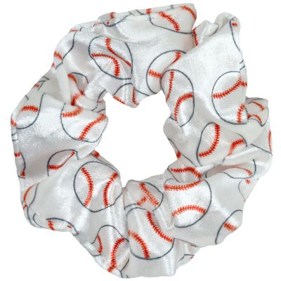 Baseball Balls - Cute Handmade U Pick Scrunchies Gymnastics Pack Velvet Satin Hair Scrunchie Lot