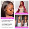 13x4 Lace FrontWigs Human Hair Pre Plucked with Baby Hair 150% Density Straight Brazilian Virgin FrontalWigs Human Hair 13x4 Glueless HD Lace ClosureHuman Hair Wigs for Black Women(20 Inch) view 4