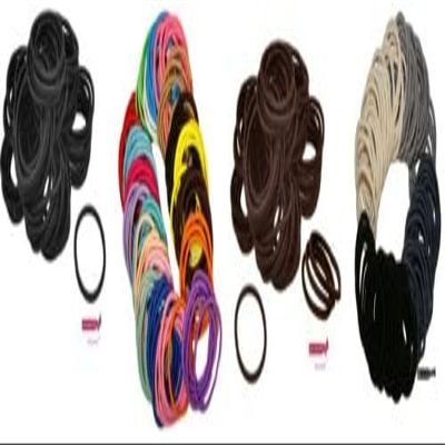 100 Thick Hair Ties Elastics Ponytail Holders Elastic Bands Bulk Wholesale UPick