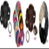 100 Thick Hair Ties Elastics Ponytail Holders Elastic Bands Bulk Wholesale UPick view 1