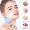 COSLUS Facial Cleansing Brush Silicone Face Scrubber: 2 in1 FBS-D Electric Exfoliating Massage Device Waterproof Deep Cleaning Exfoliation Rotating Spa Machine - Electronic Skin Care Wash Clean System view 3