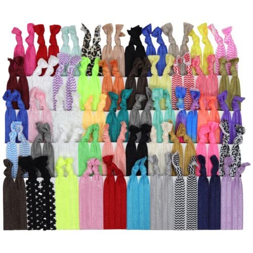 1000 Hair Ties Pre Pack Elastic Ponytail Holders Yoga Wholesale lot Value