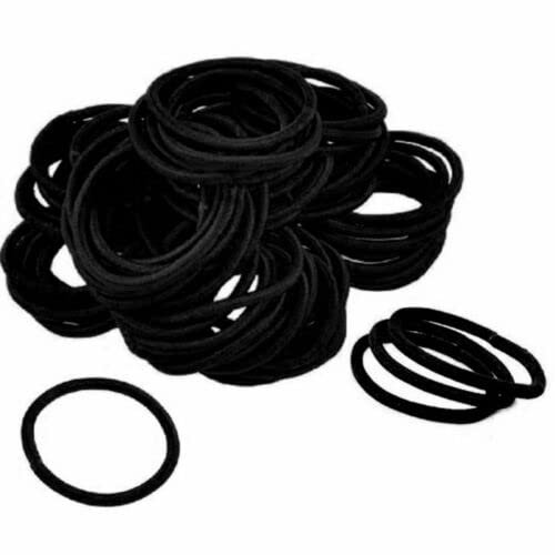 100 Thick Hair Ties Elastics Ponytail Holders Elastic Bands Bulk Lot Wholesale