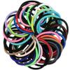 100 Pack Hair Elastics Ties Ponytail Holders Elastic Bands Bulk Lot Rainbow view 1