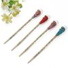 BIUDECO 6pcs Elegant Rhinestone Hairpin Decorative Ancient Flower Hair Accessories for Women for Weddings and Special Occasions Unique Styling Options view 1