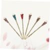 BIUDECO 6pcs Elegant Rhinestone Hairpin Decorative Ancient Flower Hair Accessories for Women for Weddings and Special Occasions Unique Styling Options view 3