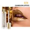 Maydear Chameleon Lipstick, High Pigmented Gold Lipstick for Women Metallic Shine Lip Gloss, Full-Coverage Multichrome Lipstick Long Lasting Rainbow Lip Makeup, Golden Bronze(07) view 4
