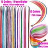 15 Colors Hair Tinsel with Tools Kit 43 Inch 3000 Strands Sparkling Shiny Tinsel Hair Extensions with 10Pcs Synthetic Feather 10 Pcs Rainbow Hair 100 Pcs Silicone Beads 1 Pliers 2 Crochet Hooks 1Comb view 3