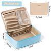 Belanttega Mother's Day Best Gifts Preppy Patch MOM Cosmetic Bag Large Capacity Travel Toiletry Bag with Brush Bags Makeup Case Multifunction Organizer Make Up Bag Mother's Day Gifts for Mama Women view 2