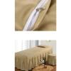 MIPOPS Premium 4-Piece Massage Sheet Set for Massage Tables, Beauty Salon Massage Table Bed Sheet Skirt SPA Bedspread Full Cover with Pillowcase, Stool Cover(I,190x80cm(75x31inch)) view 2